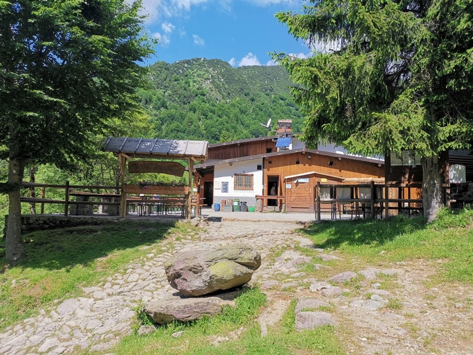 rifugio, alpe corte