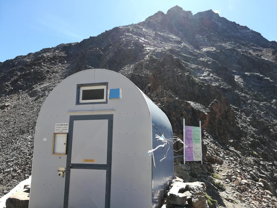 Bivacco Federigo, punto di partenza della ferrata classica dell