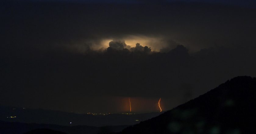 temporali sulle alpi