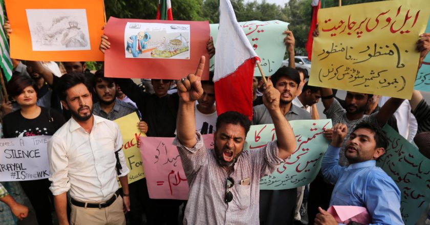 proteste in pakistan