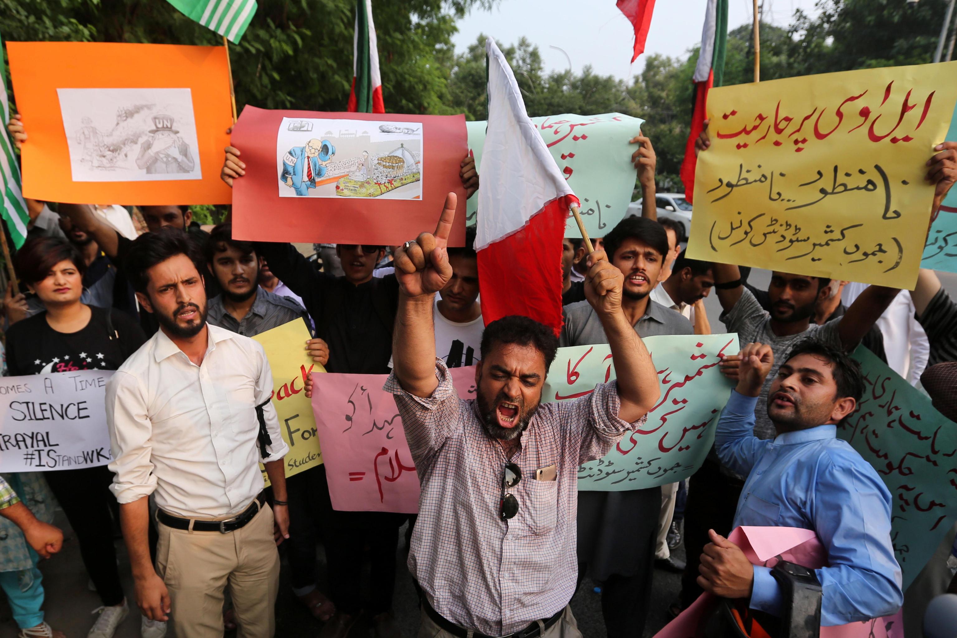 proteste in pakistan