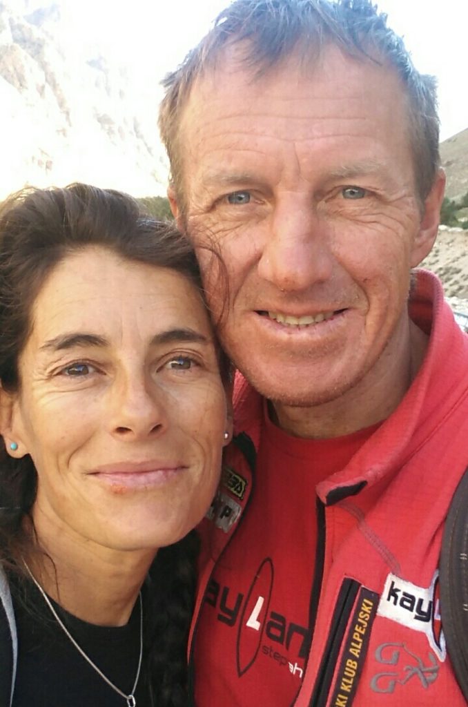 Denis Urubko e la moglie, nonché compagna di cordata, Maria Cardell