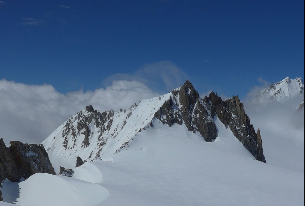Le Aiguilles Marbrées vista da nord