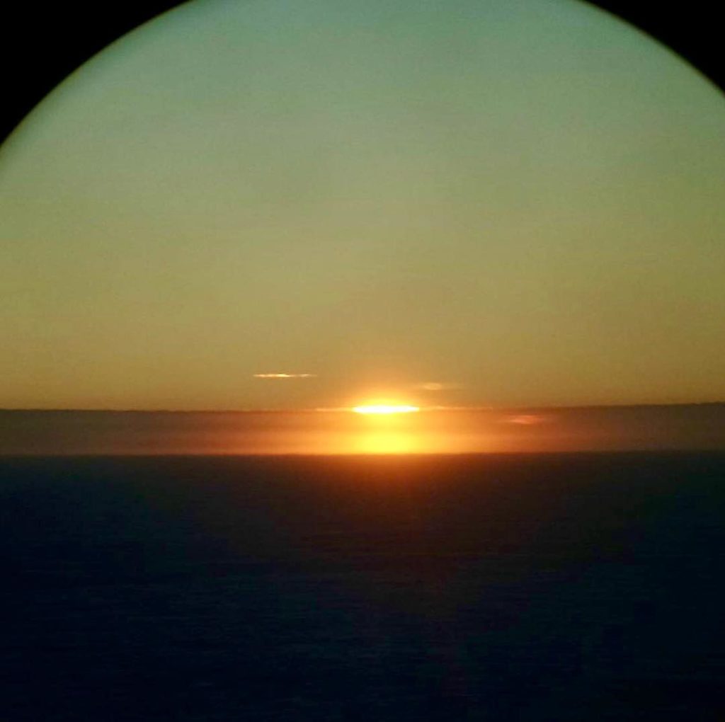 Ultimo Sole sul plateau, 6 maggio 2019 - Foto Instagram @Italiantartide, Ph. Ivan Bruni PNRA