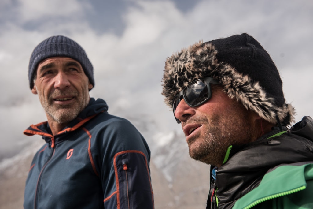 Mike durante la spedizione al K2. Foto archivio Horn