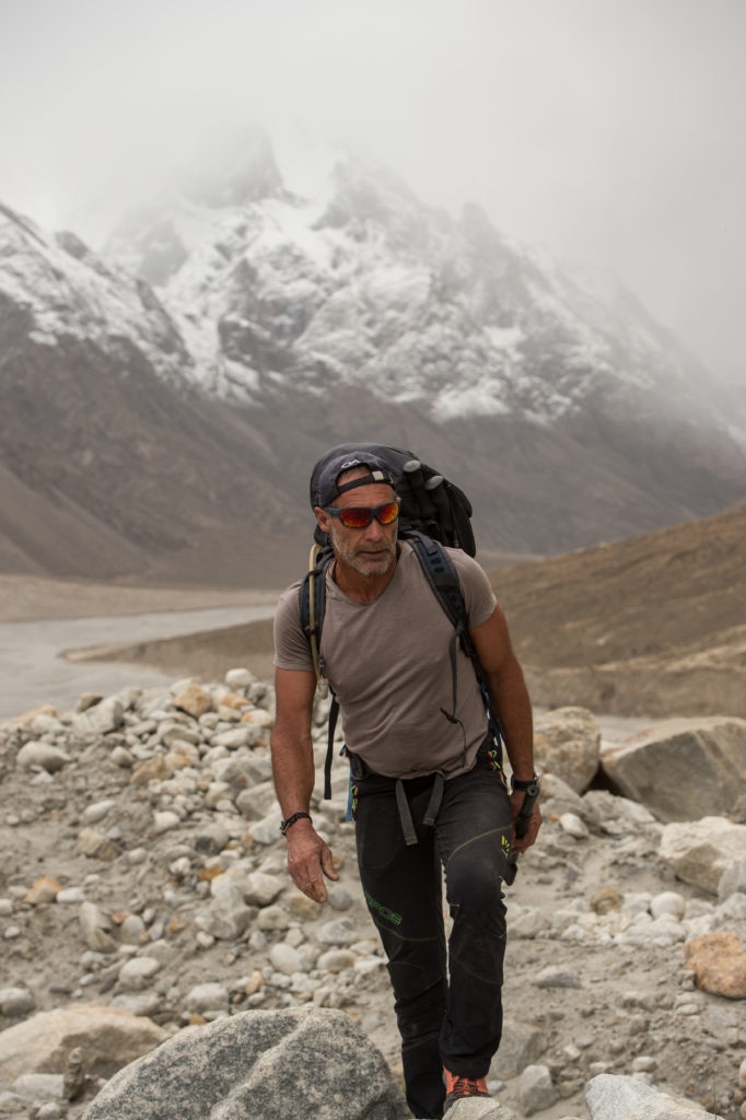 Dalla spedizione al K2. Foto archivio Horn