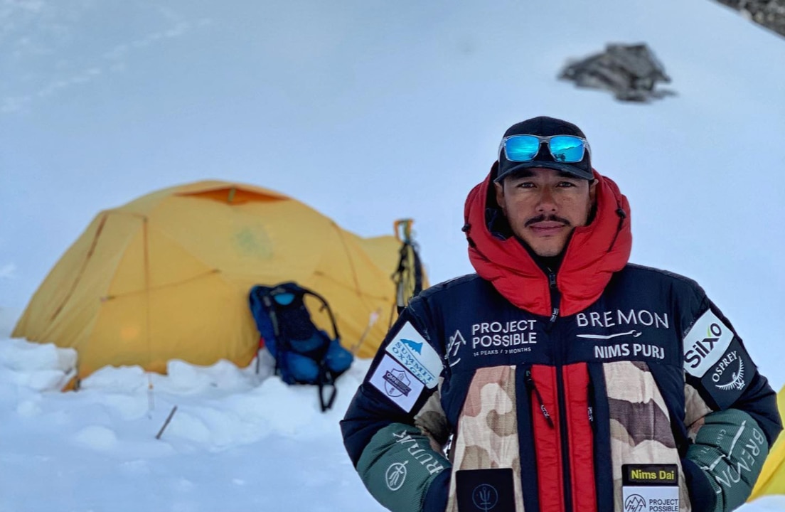 Nirmal Purja al campo base del Cho Oyu