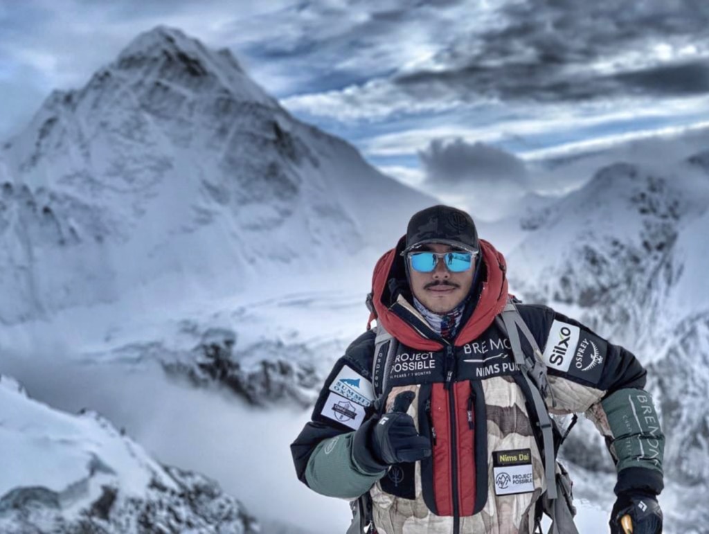 Nirmal Purja al Cho Oyu. Foto @ Nirmal Purja Twitter