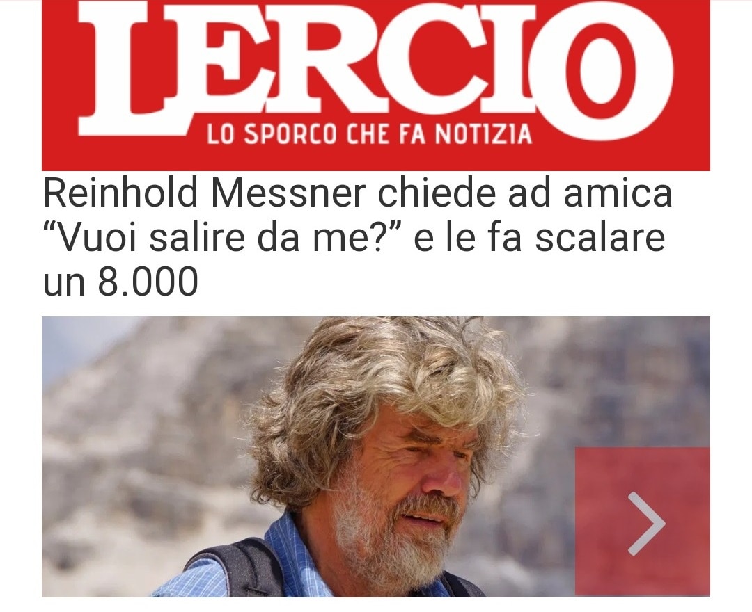 Reinhold Messner, Lercio