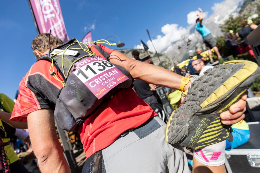 Cristian Caselli alla partenza. Foto Pierre Lucianaz