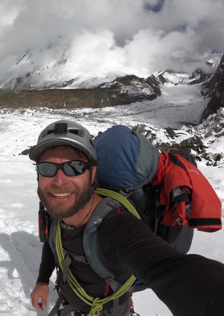 Fiamoncini durante la rotazione di acclimatazione - Foto Moeses Fiamoncini