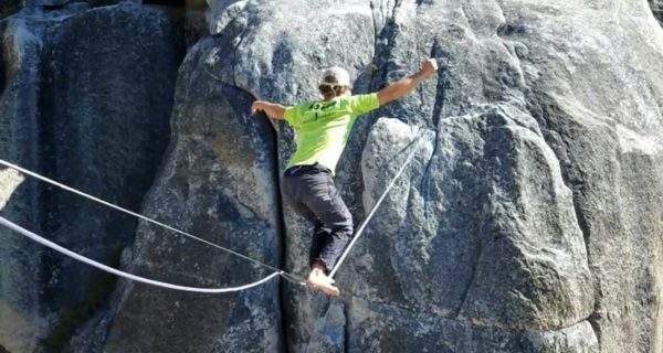 slackliner, friedi kuhne