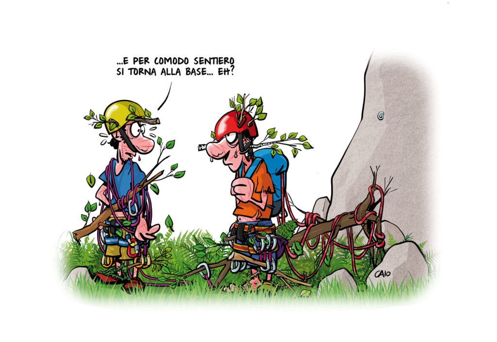 Una delle vignette raccolte in "Ancora qui senza divertirci!"