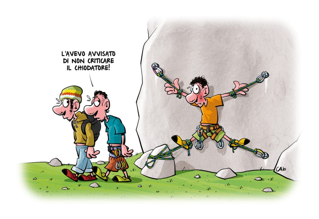 Una delle vignette raccolte in "Ancora qui senza divertirci!"