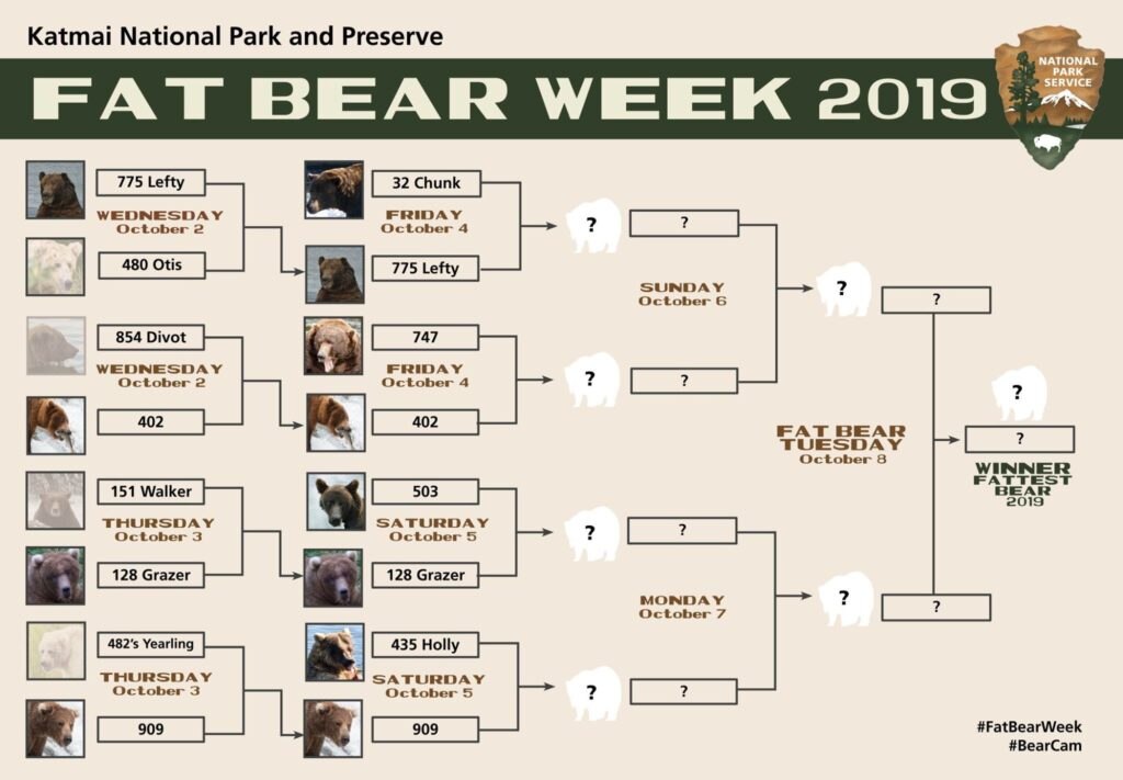 Il tabellone delle competizioni 