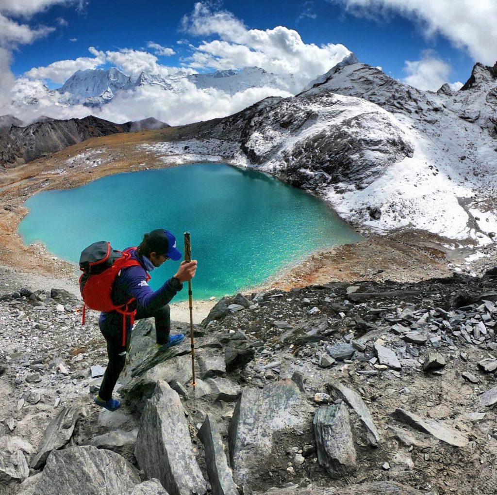 In acclimatamento. Foto @ Hervé Barmasse