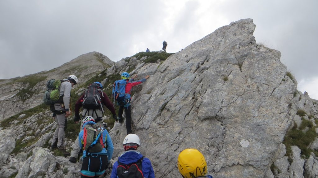 Colle delle Trincere, un gruppo sull