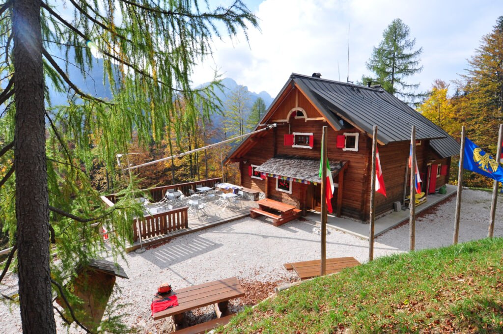 Il rifugio Zacchi, nella Foresta diu Tarvisio (FVG)