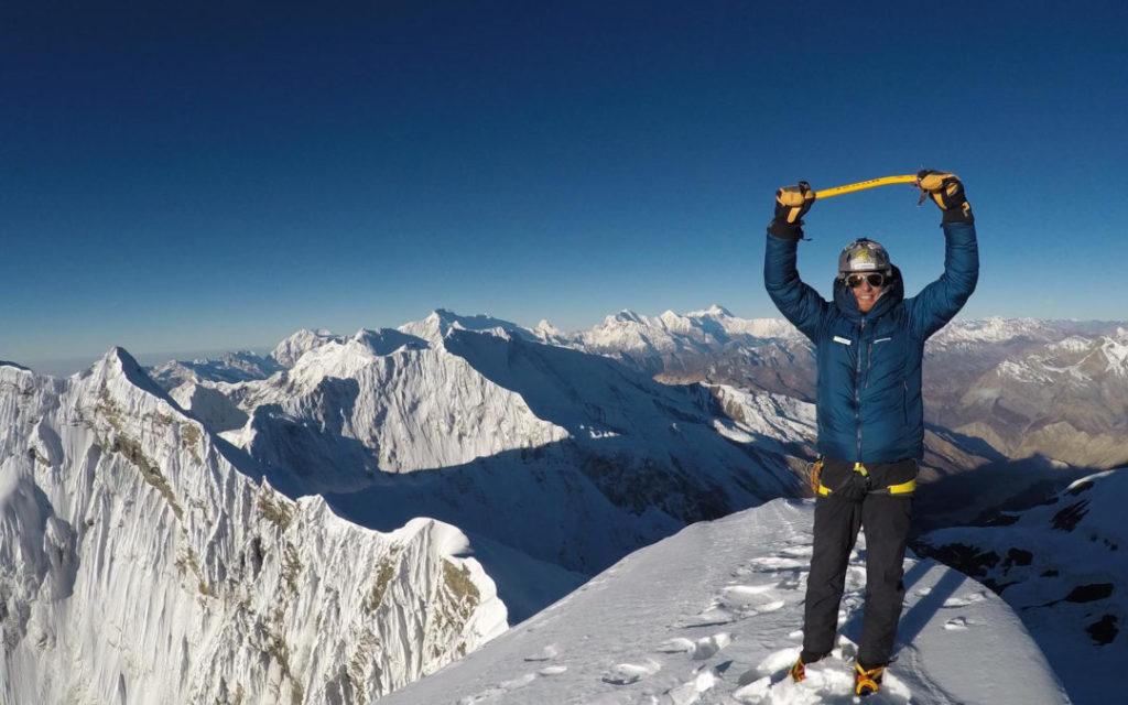 Marco Majori in vetta all