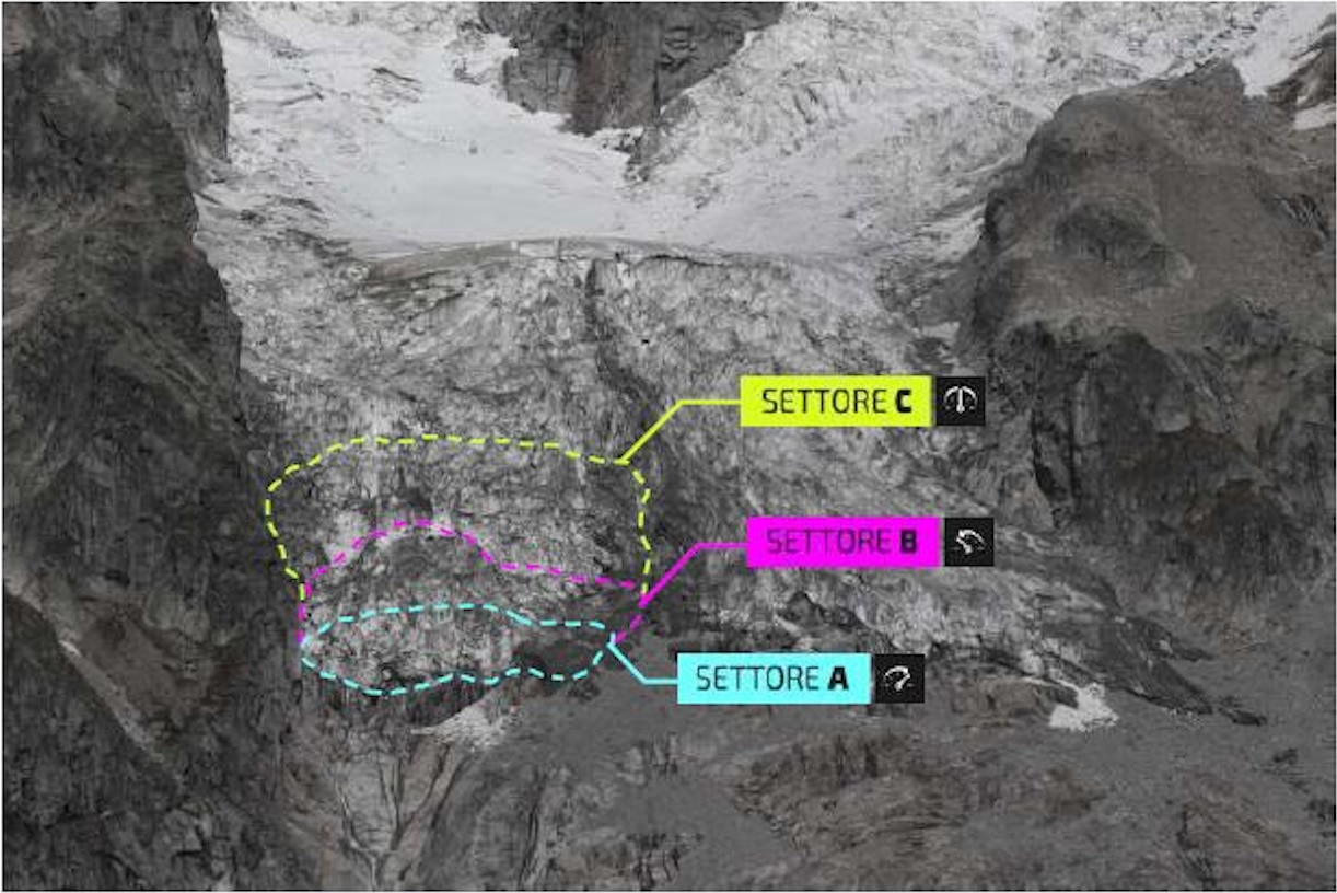 Il bollettino di Montagna Sicura del 4 ottobre 2019 relativo al ghiacciaio del Planpincieux