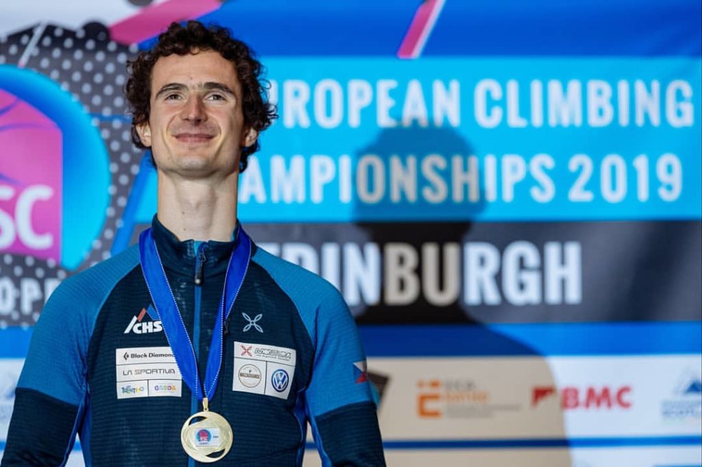 adam ondra. lead, campionati europei