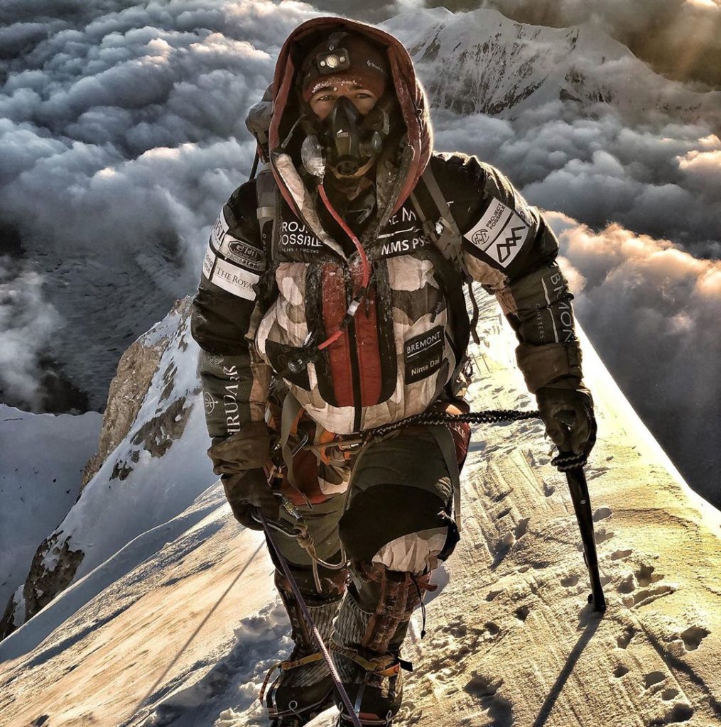 Nirmal Purja in vetta al Gasherbrum II