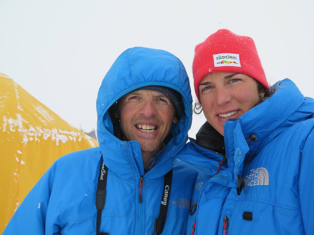 Simone Moro e Tamara Lunger al kangchenjunga nel 2017