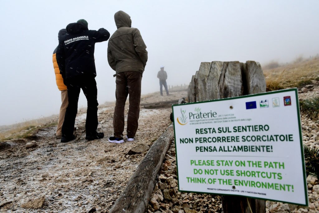 Visita della delegazione pakistana a Campo Imperatore