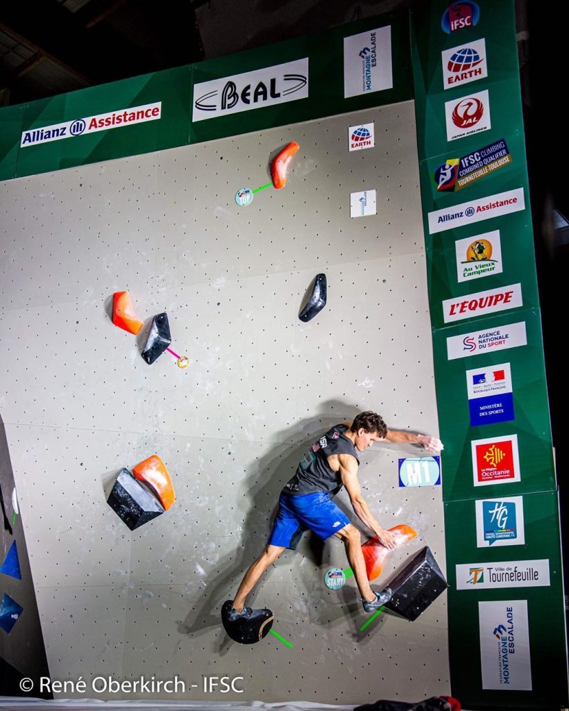 Gara Boulder Maschile - Foto Instagram IFSC