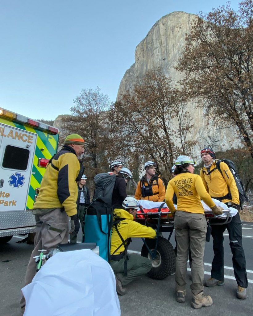 Lo YOSAR è arrivato sul posto in 90 minuti - Foto Instagram Adrian Ballinger