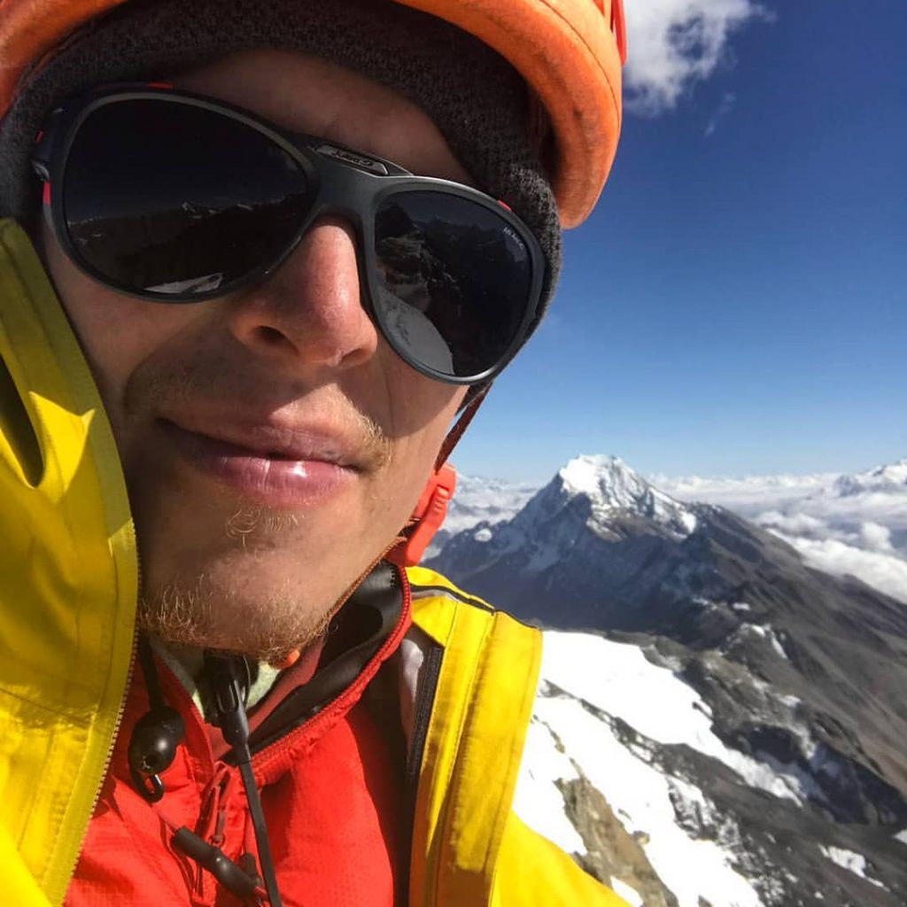 Jost in vetta al Chulu Far East - Foto Instagram Jost Kobusch