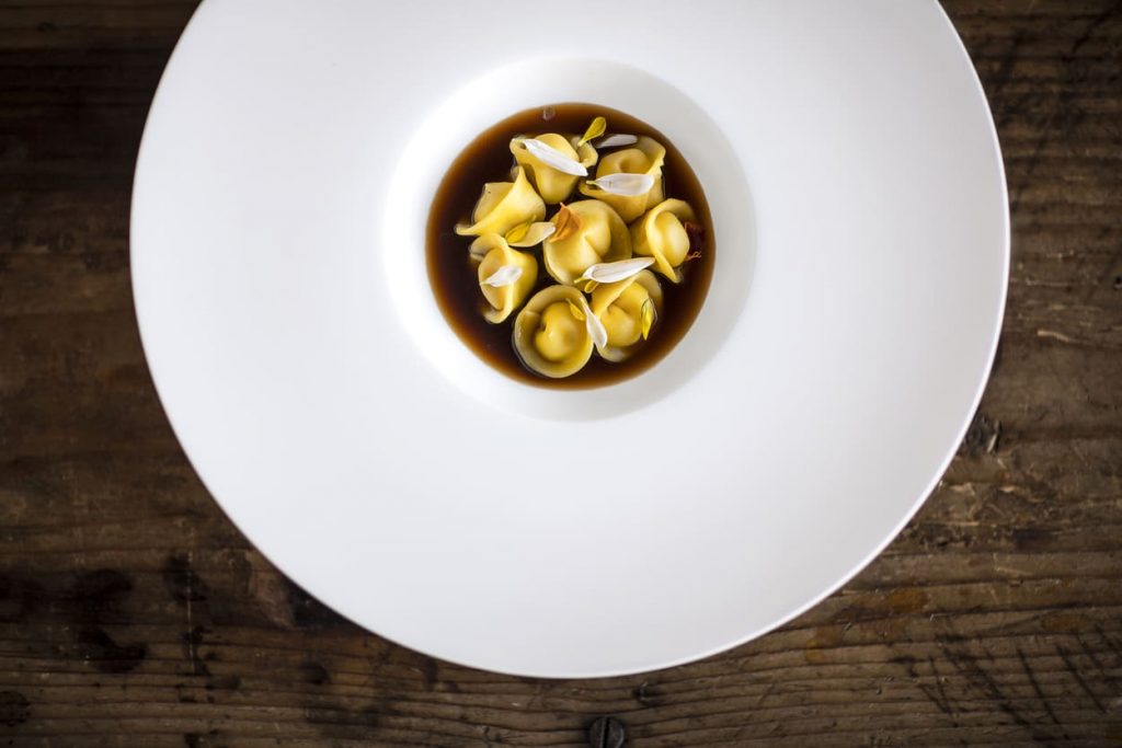 Un piatto a menù del ristorante Sanbrite