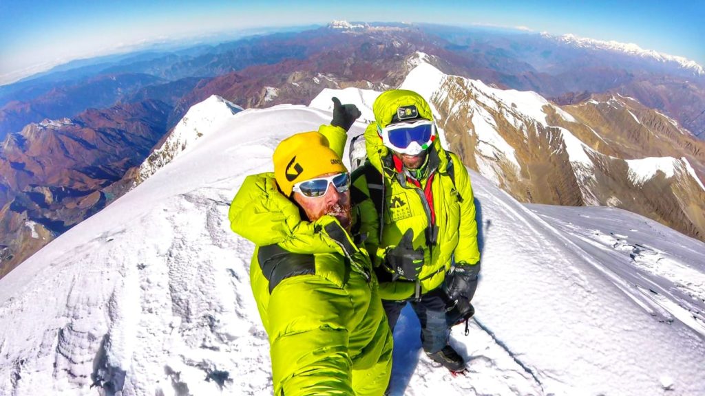 Andrea Lanfri e Luca Montanari in vetta