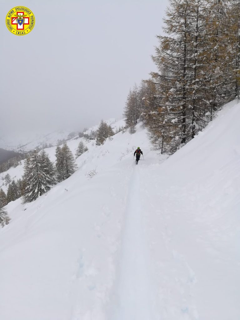 Intervento soccorso alpino piemontese, bivacco Rattazzo. Foto @ Soccorso Alpino Piemontese