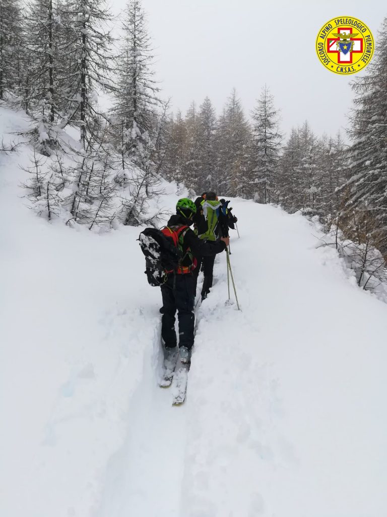 Intervento soccorso alpino piemontese, bivacco Rattazzo. Foto @ Soccorso Alpino Piemontese