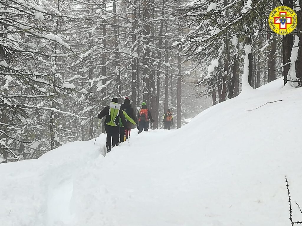 Intervento soccorso alpino piemontese, bivacco Rattazzo. Foto @ Soccorso Alpino Piemontese