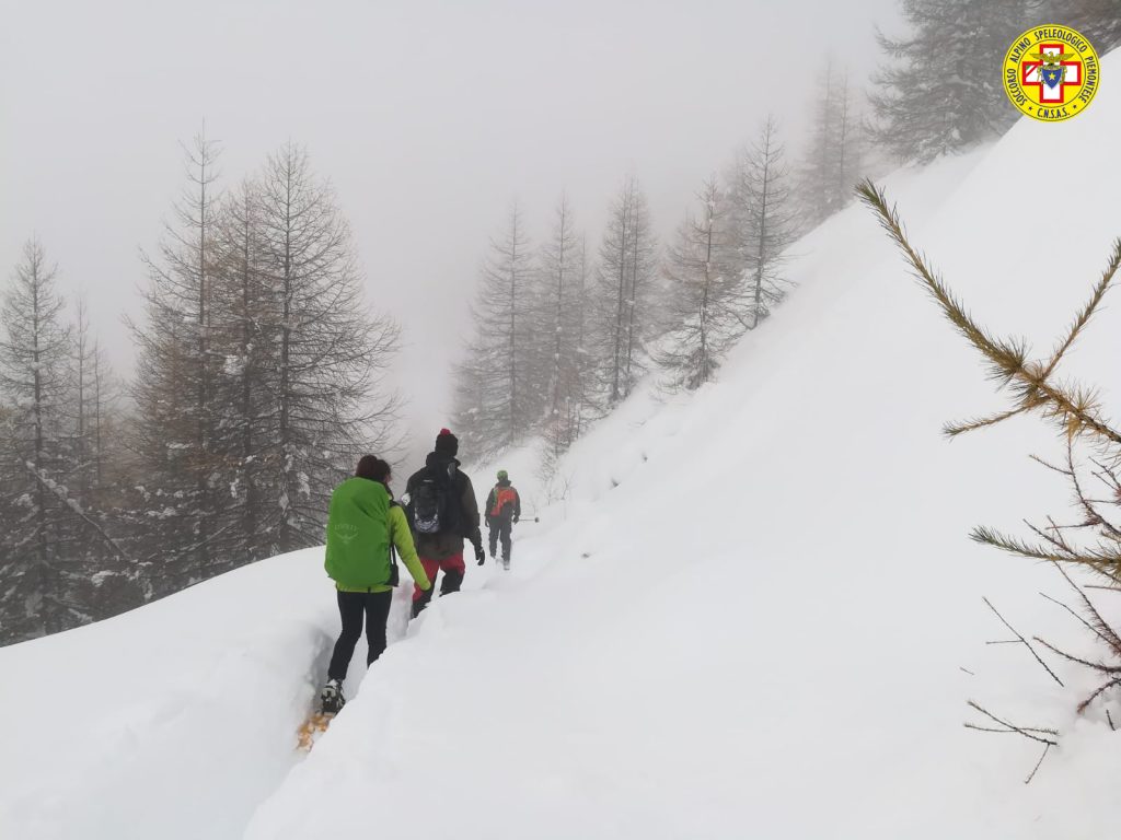 Intervento soccorso alpino piemontese, bivacco Rattazzo. Foto @ Soccorso Alpino Piemontese