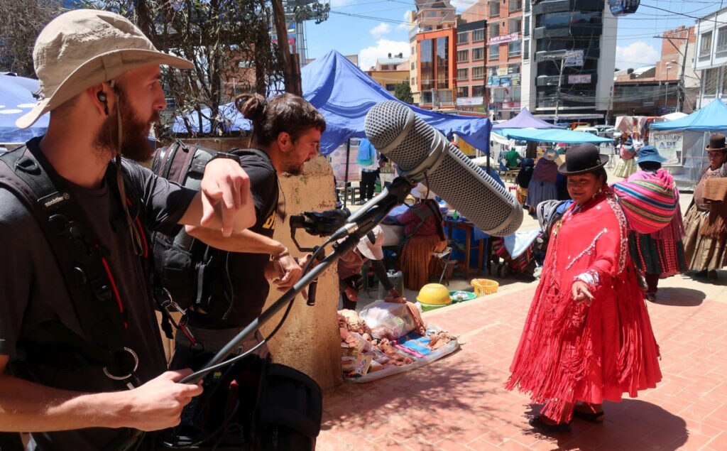La Paz, riprese del film