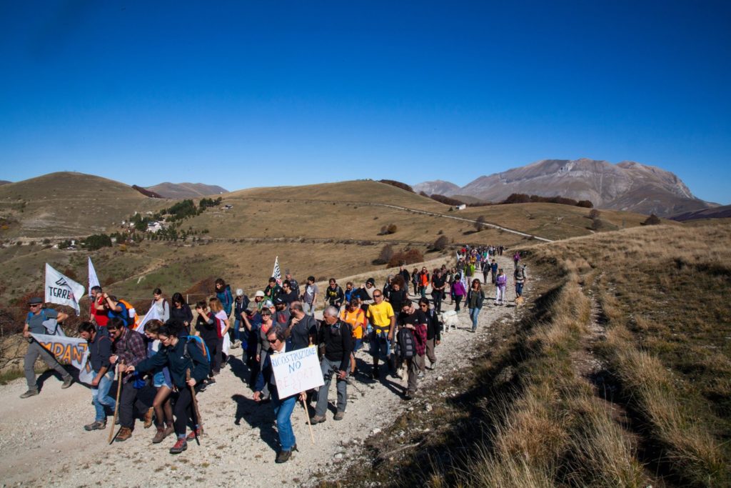 La manifestazione del 27 ottobre. Foto @ Terre in Moto