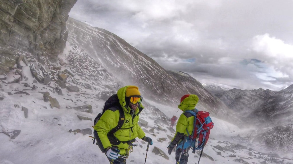 Prima salita e discesa al Campo Base numero 2 per acclimatarsi