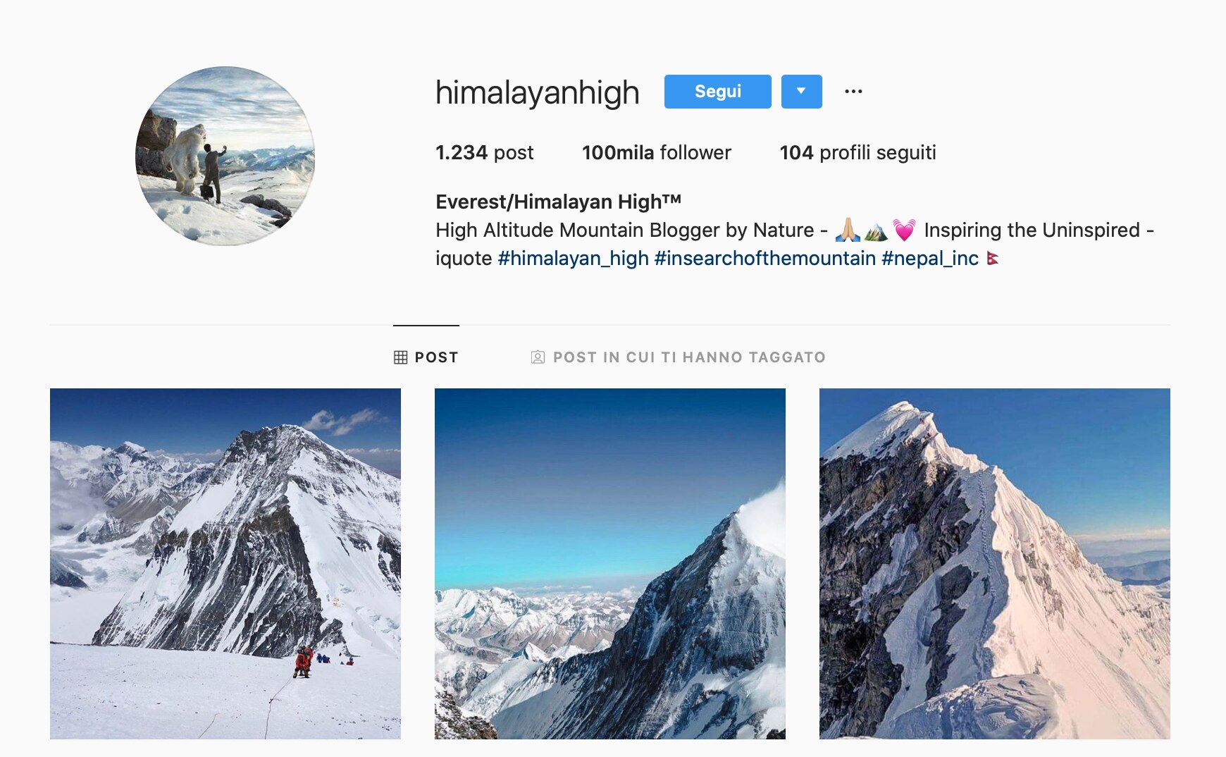 I 10 Profili Da Seguire Su Instagram Se Hai La Montagna Nel