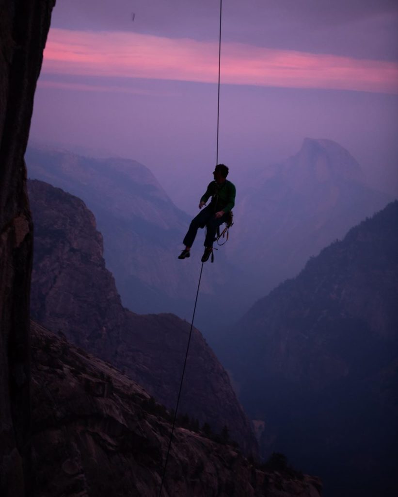 Uno scatto al tramonto su El Capitan - Foto Instagram Tommy Caldwell
