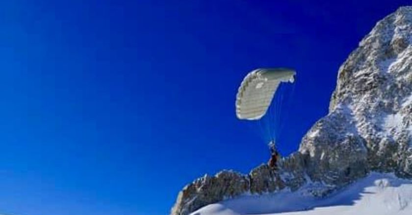 paracadute, everest
