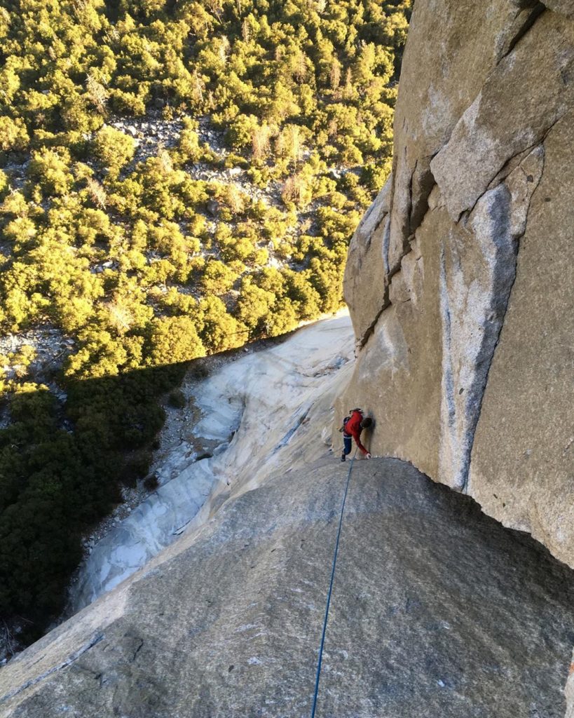 Alex Honnold su El Capitan - Foto Instagram Alex Honnold