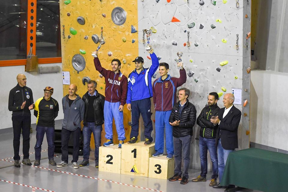 Podio femminile Campionato Italiano Lead 2019 - Foto FB @FASI Federazione arrampicata sportiva italiana