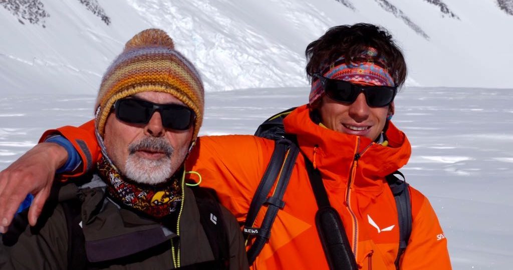 Sergio Cirio e François Cazzanelli lo scorso anno in Antartide