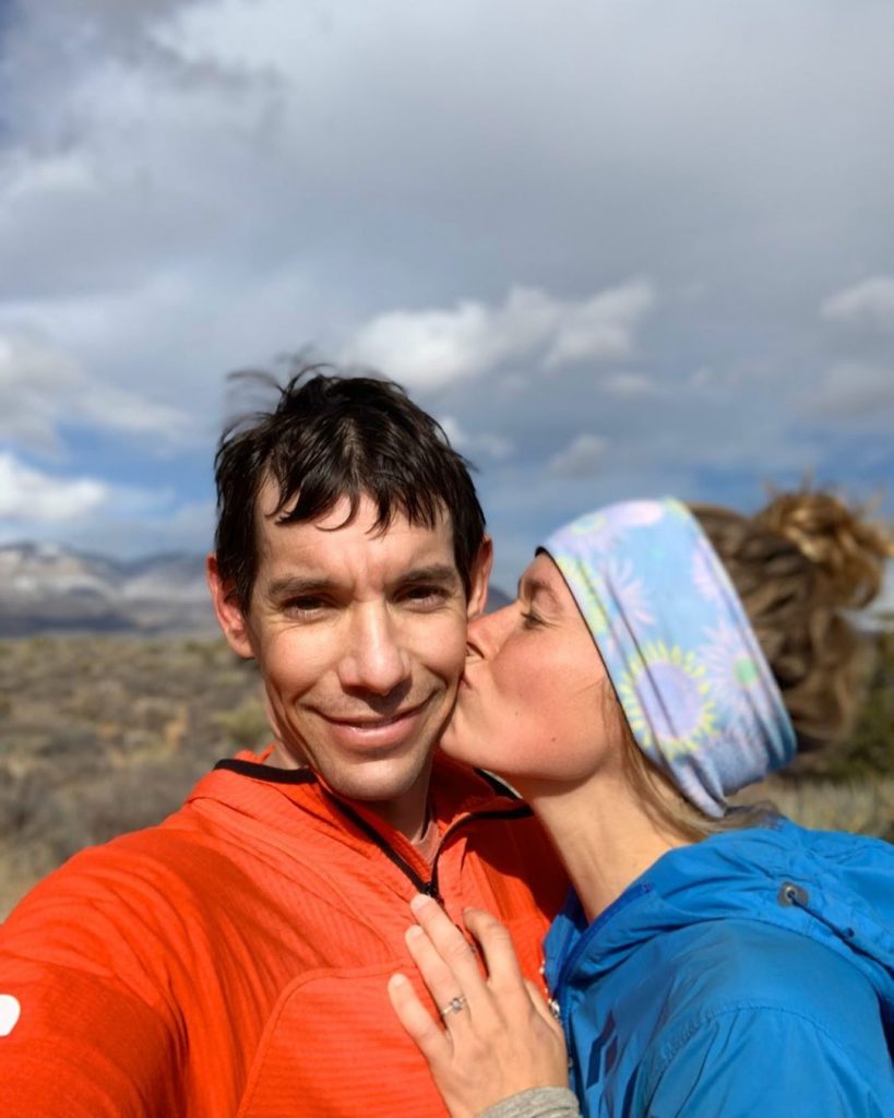 Sanni e Alex. Foto Instagram Alex Honnold