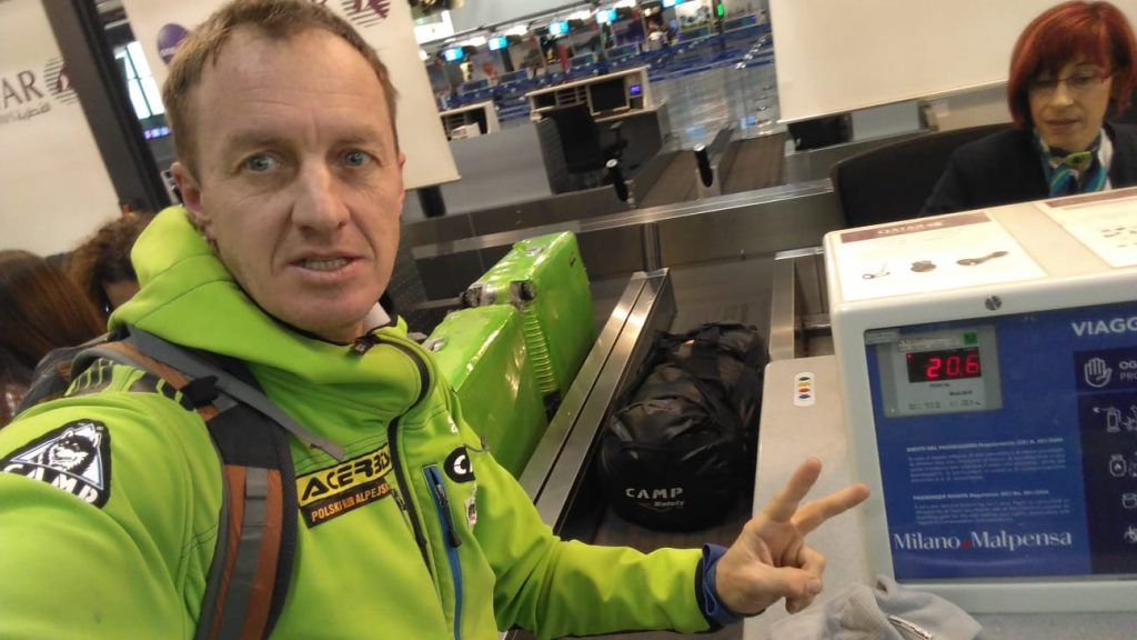 In partenza a Malpensa