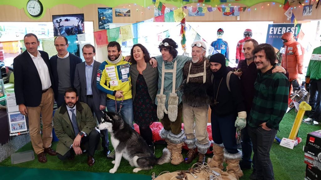 Alla conferenza stampa a Bilbao di presentazione dell