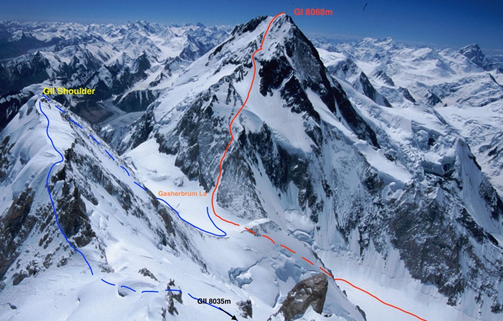 Il progetto alpinistico sui Gasherbrum di Moro e Lunger